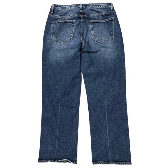 Driftwood Stella Straight Leg Jeans Women's Size 31 Blue Denim Stretch - Picture 5 of 6